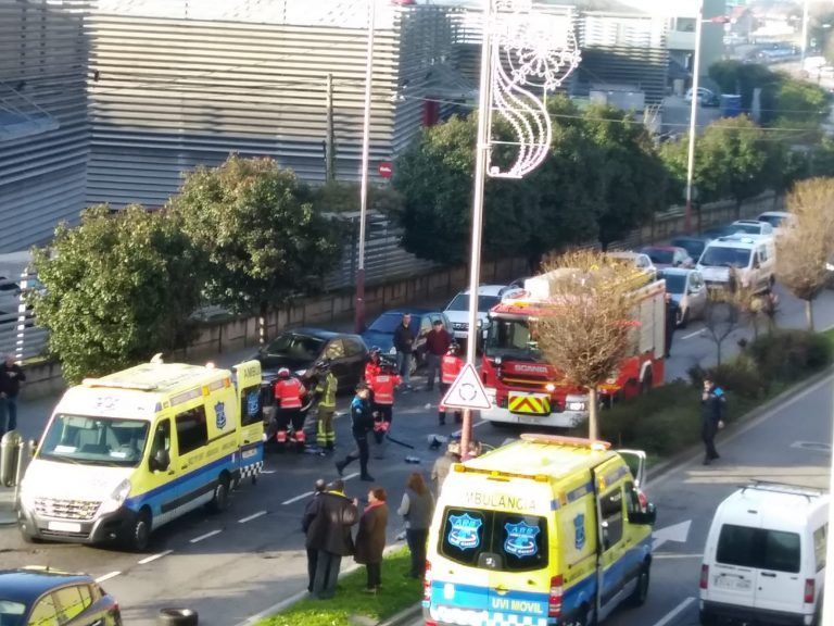 6 vehículos y 4 heridos en una colisión múltiple en Portanet