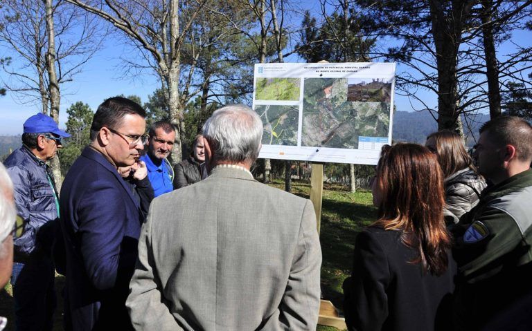 Xunta y Mancomunidad de Montes de Vigo potencian la recuperación de zonas dañadas por los incendios