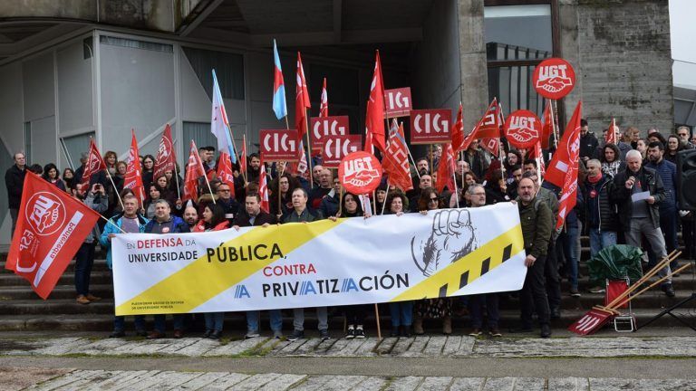 Os campus únense na defensa dunha universidade “pública e galega”