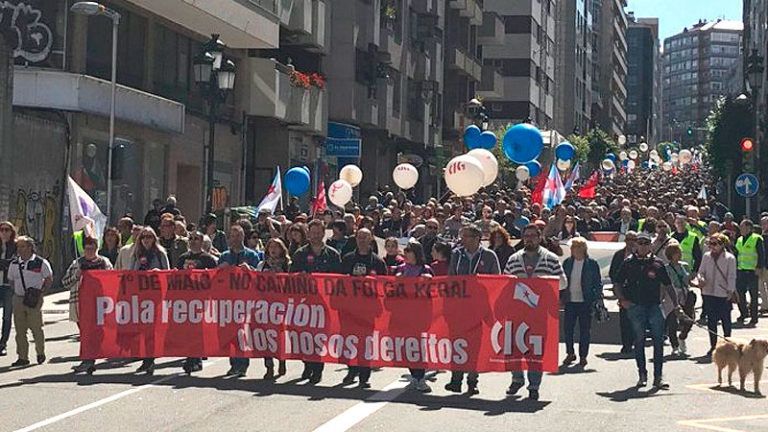La CIG calienta motores en Vigo para el 10M