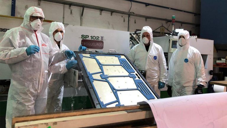 UVigo y Asime se unen para producir y distribuir pantallas de protección facial contra el coronavirus