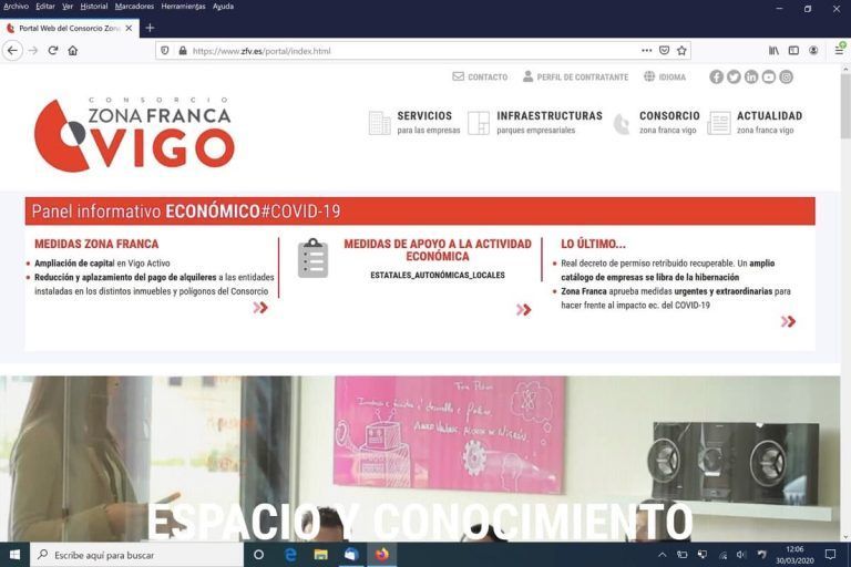 Zona Franca habilita en su web un módulo informativo con todas las ayudas económicas y laborales de apoyo a las empresas