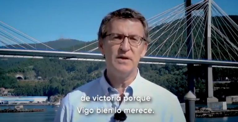 Feijóo resume en un vídeo las actuaciones impulsadas en Vigo y aboga por «seguir trabajando juntos para seguir venciendo»