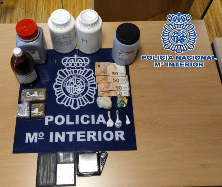 La Policía Nacional de Vigo detiene a un varón que distribuía droga a pequeños traficantes en la zona sur de Galicia