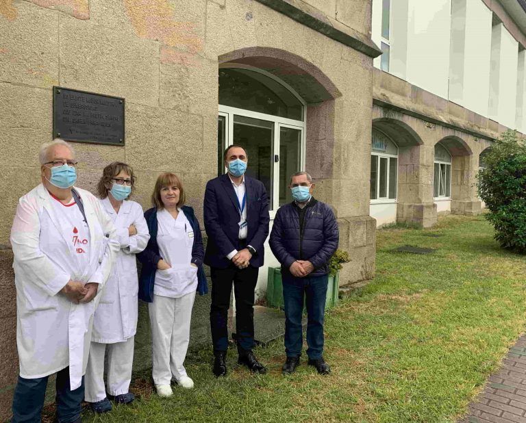 Visibilizan unha placa de homenaxe aos doadores no Día Mundial do Doante de Sangue
