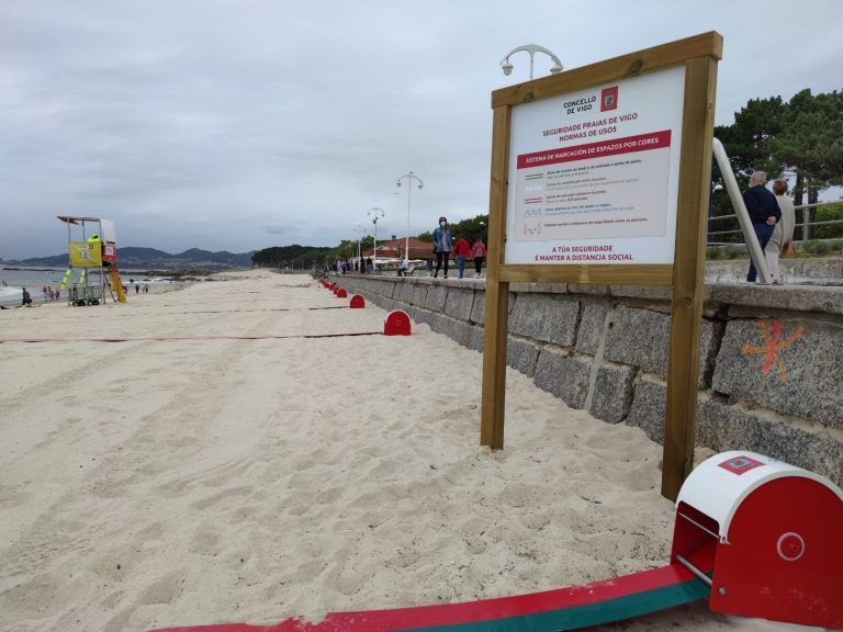Cuatro metros de playa por usuario para Semana Santa