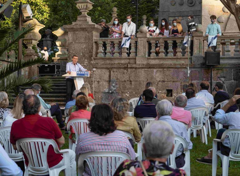 Feijóo: «No tengamos miedo al miedo y vayamos a votar sin miedo por el futuro de nuestra tierra»