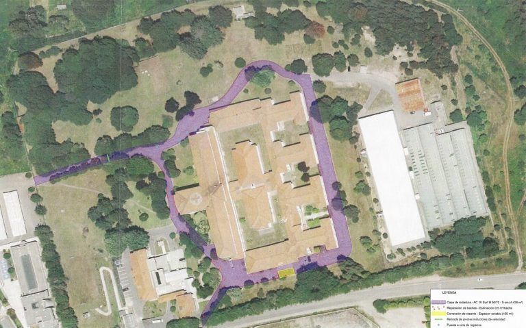 La Xunta adjudica las obras de mejora de pavimentación y señalización en el acceso al recinto del Rebullón