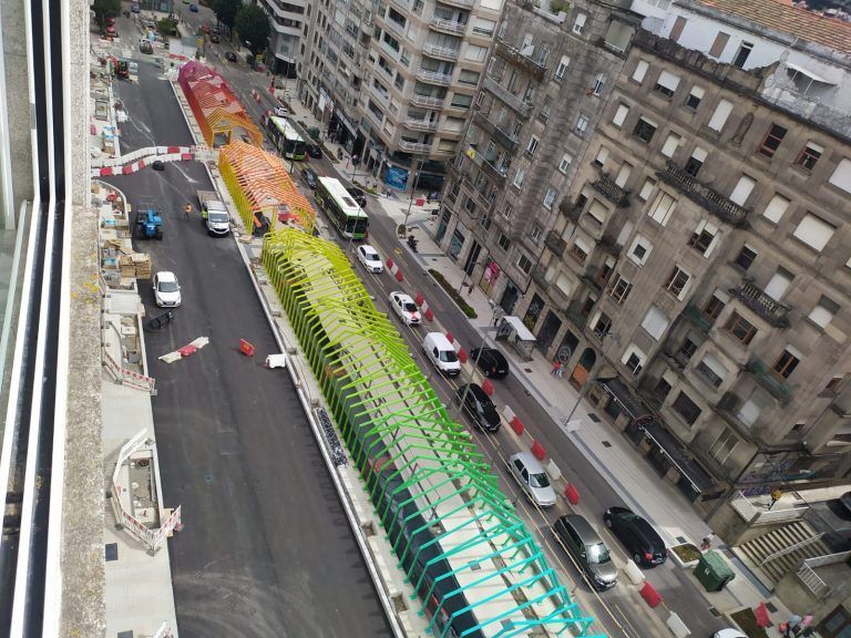El PP critica el «esperpento» de la obra de la Gran Vía y confía en que los vigueses recuperen la avenida cuando Caballero deje de ser alcalde