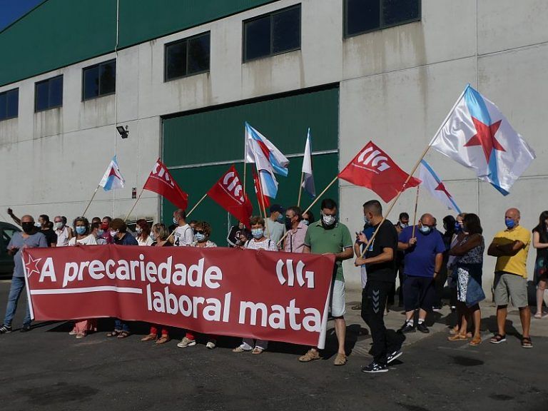 A CIG volve á rúa para denunciar a cuarta morte en accidente laboral no Porriño no que vai de ano