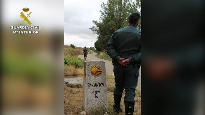 guardia civil camino de santaigo alertcops