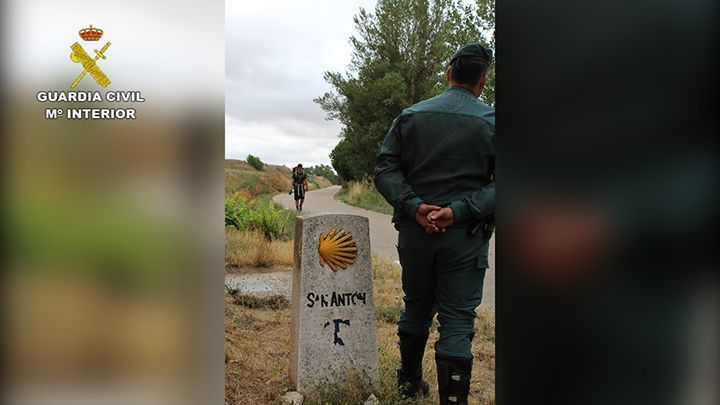 La Guardia Civil mejora la protección de los peregrinos en todos los tramos del Camino de Santiago gracias a ALERTCOPS