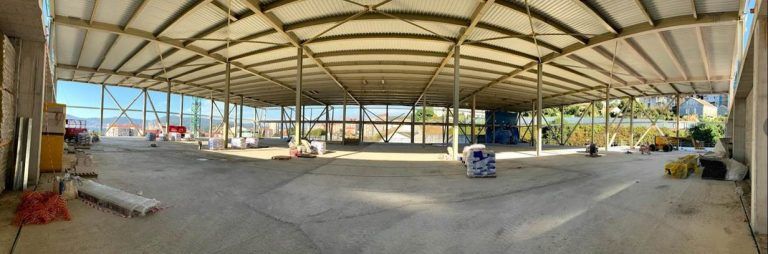 El centro comercial Vialia ya tiene estructura central