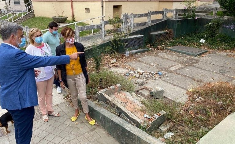 El PP denuncia el estado de abandono en el que se encuentra el barrio de Coia