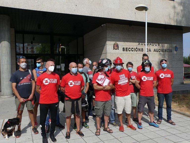 El TSXG ratifica la nulidad de los servicios mínimos en la huelga de bomberos de Vigo