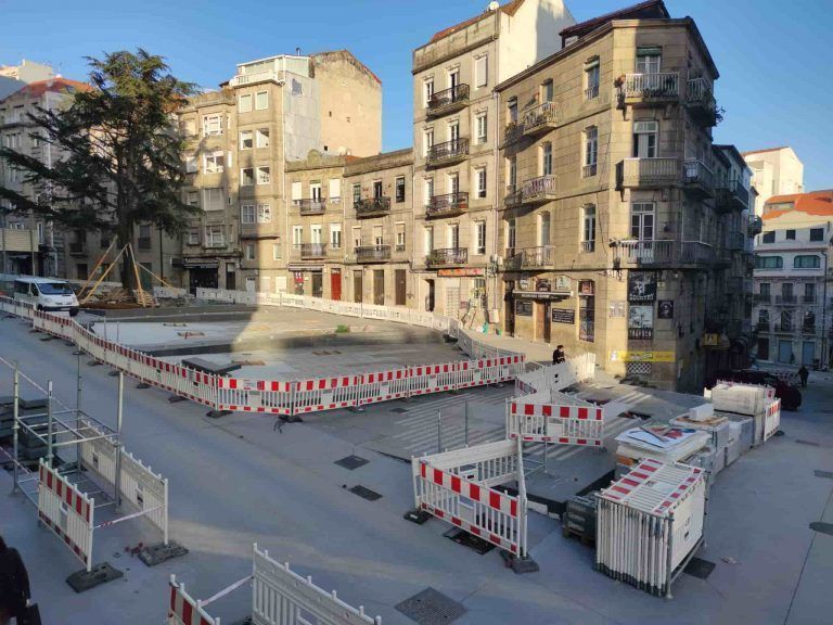 El Concello prohíbe en el centro de Vigo cualquier tipo de obra que afecte a la vía pública desde este viernes y hasta el 11 de enero