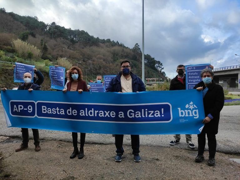 O BNG desprega na comarca de Vigo a campaña contra a “aldraxe” da AP-9 esixíndolle ao Goberno español que “cumpra coa palabra dada”