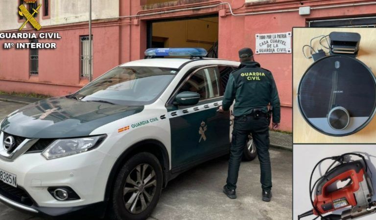 La Guardia Civil detiene a dos vecinos de A Guarda por robos en varios establecimientos