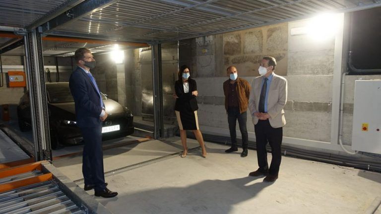 El primer aparcamiento semirrobotizado ya está en Vigo