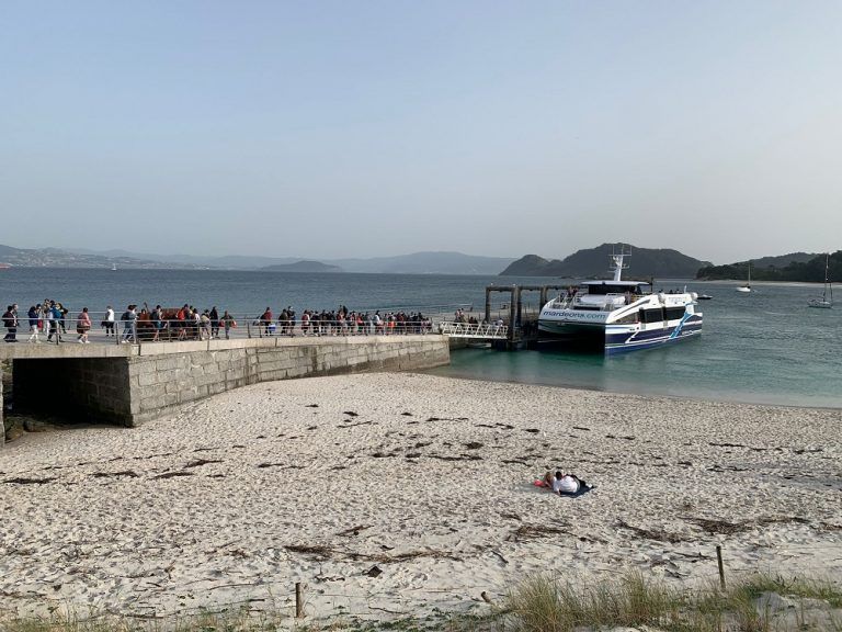 Más de 4.700 personas visitaron el Parque Nacional de Illas Atlánticas durante Semana Santa