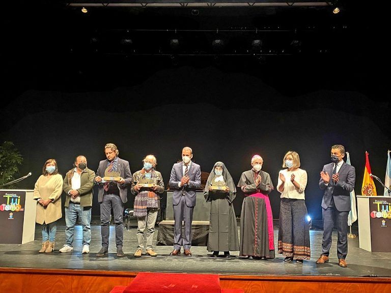 Luis López destaca el gran valor social de los premios ciudad de Tui en la gala de entrega celebrada en las fiestas del San Telmo 2021