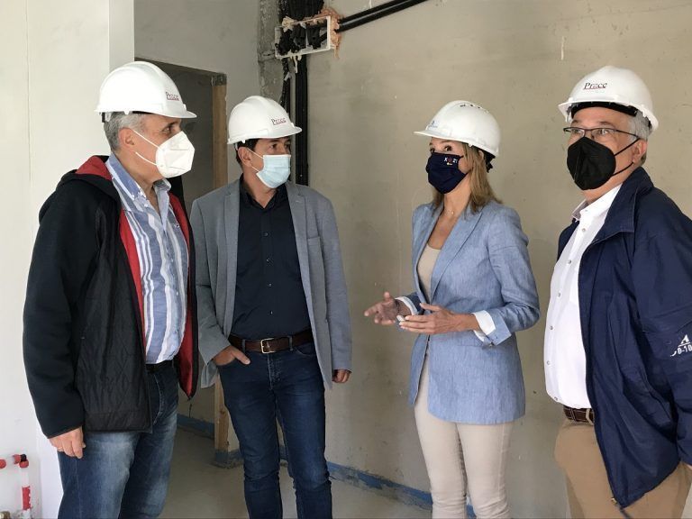 Fernández-Tapias supervisa las obras en ejecución por el Consorcio Casco Vello de Vigo en San Francisco 15 y Berbés 29