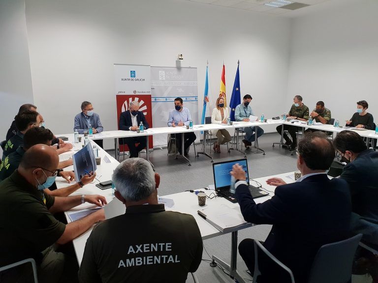 La Xunta activa el Comité Provincial de Coordinación Policial contra los incendios forestales y refuerza la vigilancia en los montes
