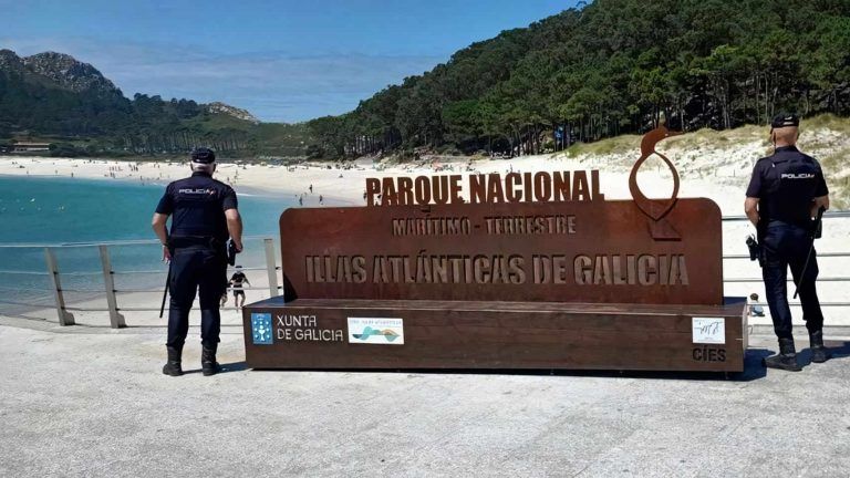 La Policía Nacional patrullará en Cíes durante el verano