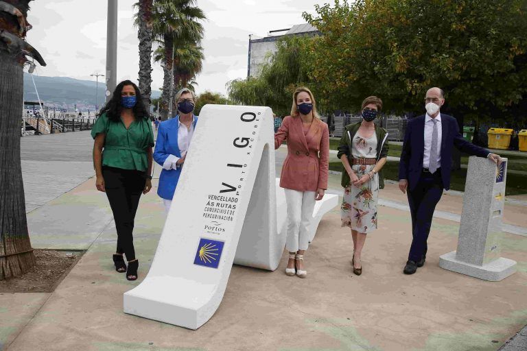 Una escultura en el Puerto de Vigo promocionará el Camino de Santiago por mar