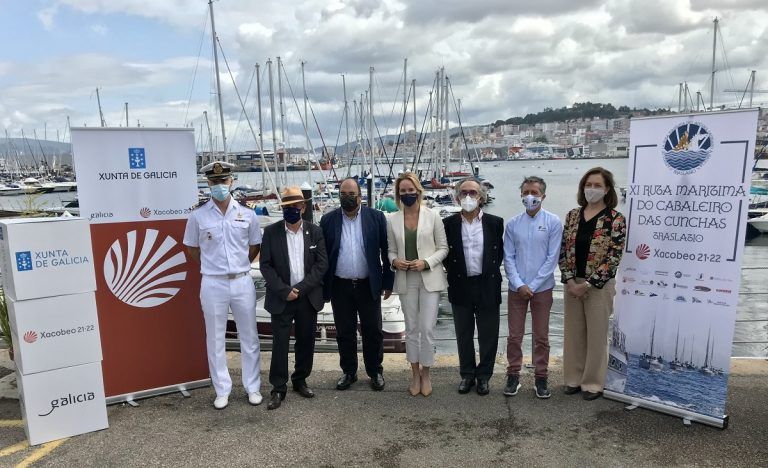Fernández-Tapias destaca la importancia de la Ruta de «O Cabaleiro das Cunchas» en la difusión de la tradición marítima xacobea