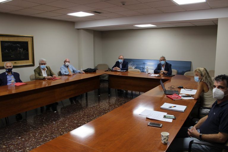 La Comisión de Promoción de la Logística de la CEP recibe a defensores de alta velocidad ferroviaria por Mondariz