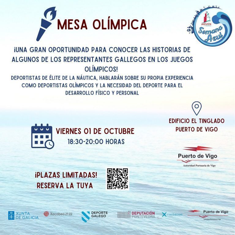El Puerto de Vigo acogerá mañana viernes una charla con deportistas olímpicos de la náutica