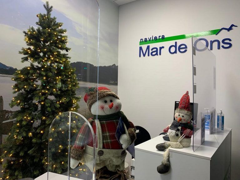 Naviera Mar de Ons registró un 83% más de viajeros en la línea Cangas-Vigo del sábado con motivo del encendido navideño