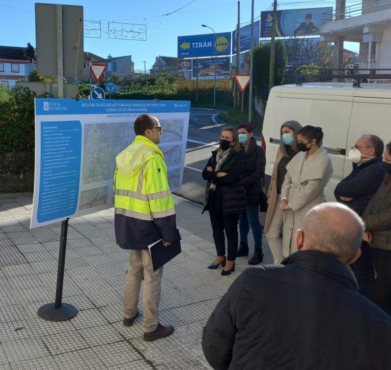Licitadas las obras de eliminación de un trecho de concentración de accidentes en la carretera PO-551 en Cangas y Moaña