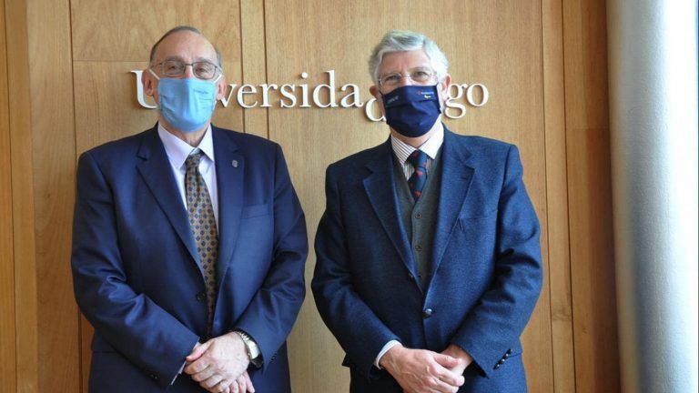 O embaixador de Portugal en España e o reitor da UVigo avogan por aumentar a cooperación en investigación e formación