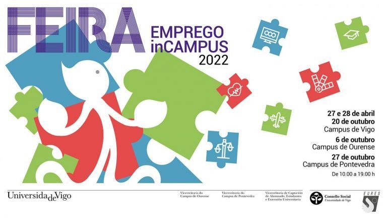 A UVigo lanza a I Feira internacional EmpregoinCampus con presenza nos tres campus