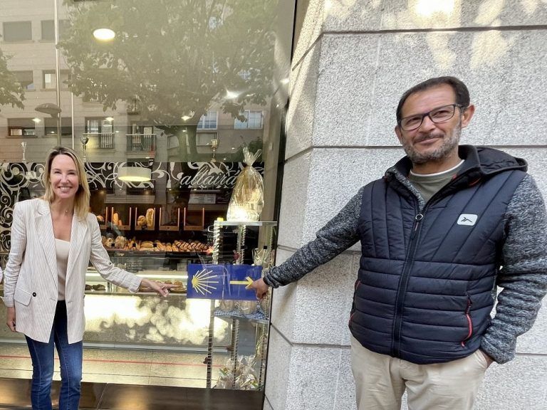 La señalización del Camino Portugués suma ya cerca de 300 establecimientos a su paso por la ciudad de Vigo