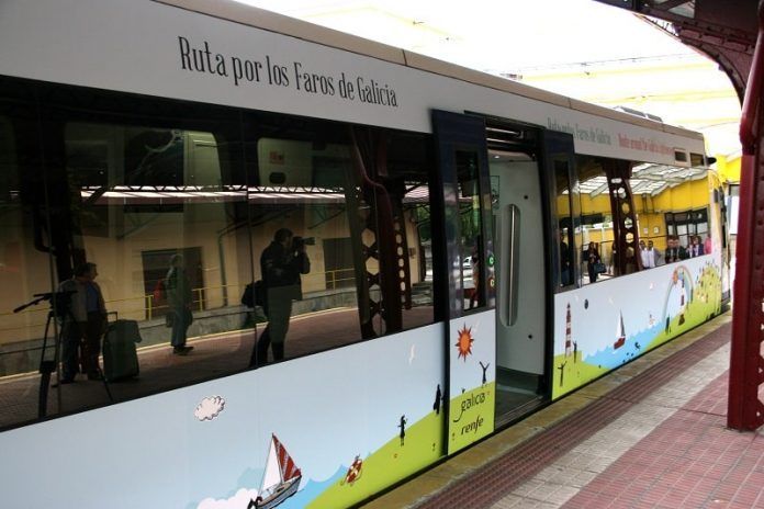 O tren, en Ferrol-min