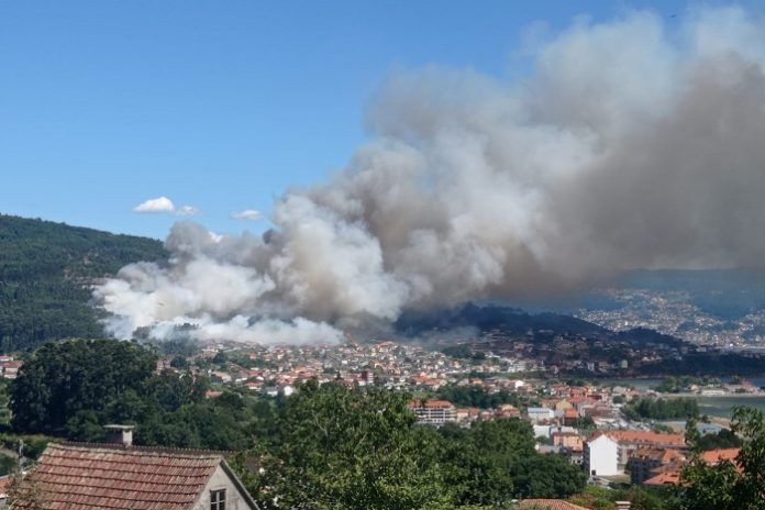 incendio moaña