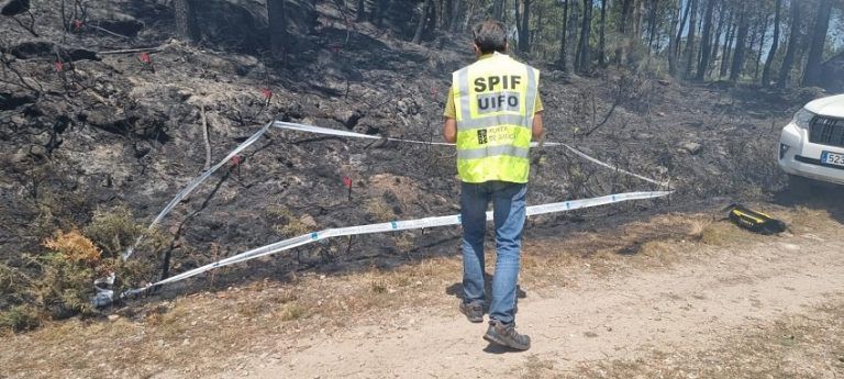 La Xunta celebra que la labor de la Unidad de Investigación de Incendios Forestales llevara a prisión al presunto autor de más de una docena de fuegos en Salvaterra de Miño y Ponteareas