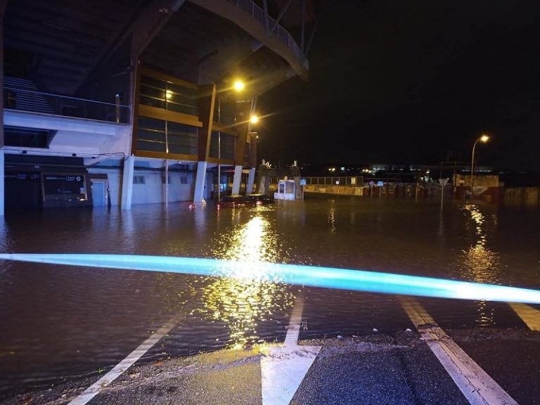 El temporal de lluvia y viento causa más de 50 incidencias en Vigo