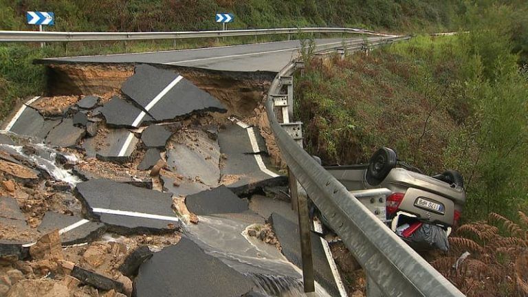 El temporal deja más de 1500 incidencias registradas por el 112 Galicia