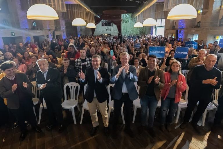 Rueda apuesta por un gobierno de Bas en Redondela capaz de recuperar el «sentidiño»