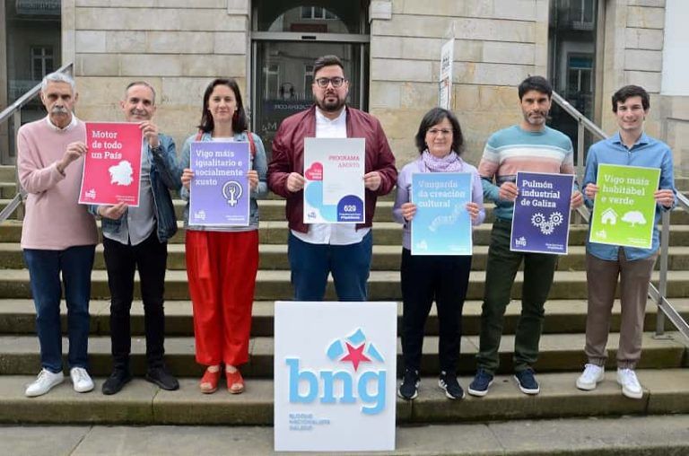 O BNG de Vigo presenta o seu programa aberto con 629 propostas para trazar un novo rumbo na cidade