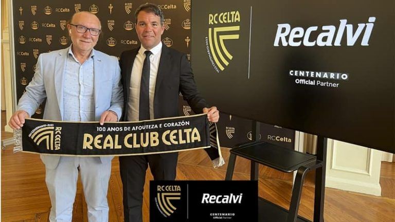 Recalvi se convierte en patrocinador oficial del centenario del RC Celta