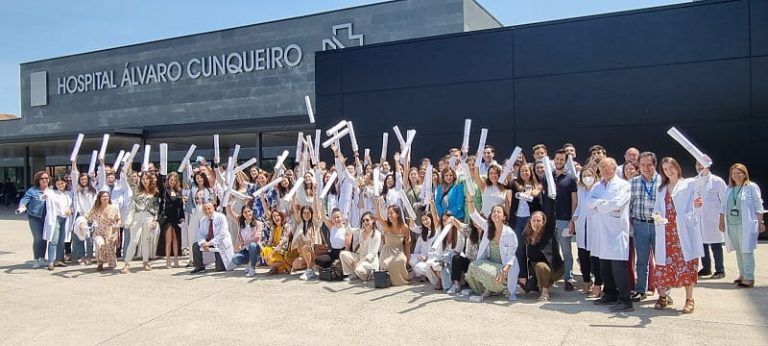 A Área Sanitaria de Vigo despediu hoxe a 93 residentes