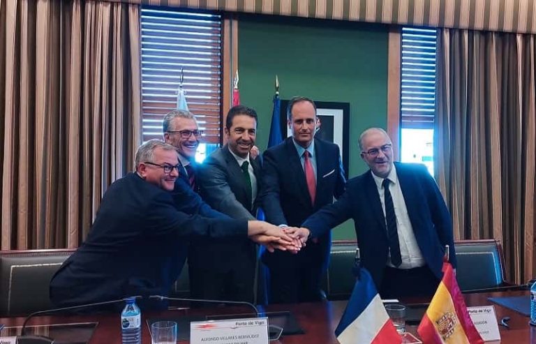 Los Puertos de Vigo y Lorient firman acuerdan colaborar en materia pesquera para defender conjuntamente al sector