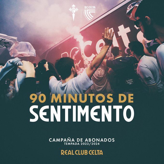 El Celta presenta la campaña de abonados «90 minutos de sentimiento»