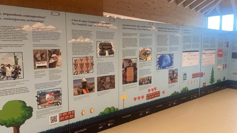 Unha nova exposición no edificio Redeiras convida ao público a descubrir a ‘arqueoloxía dixital galega’