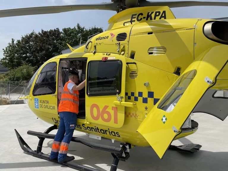 El 061 de Galicia asistió 47 personas por 36 accidentes de tráfico durante el fin de semana